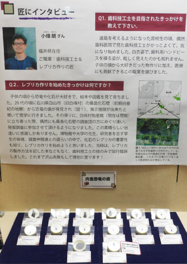 匠の技―恐竜の歯のレプリカ工房―