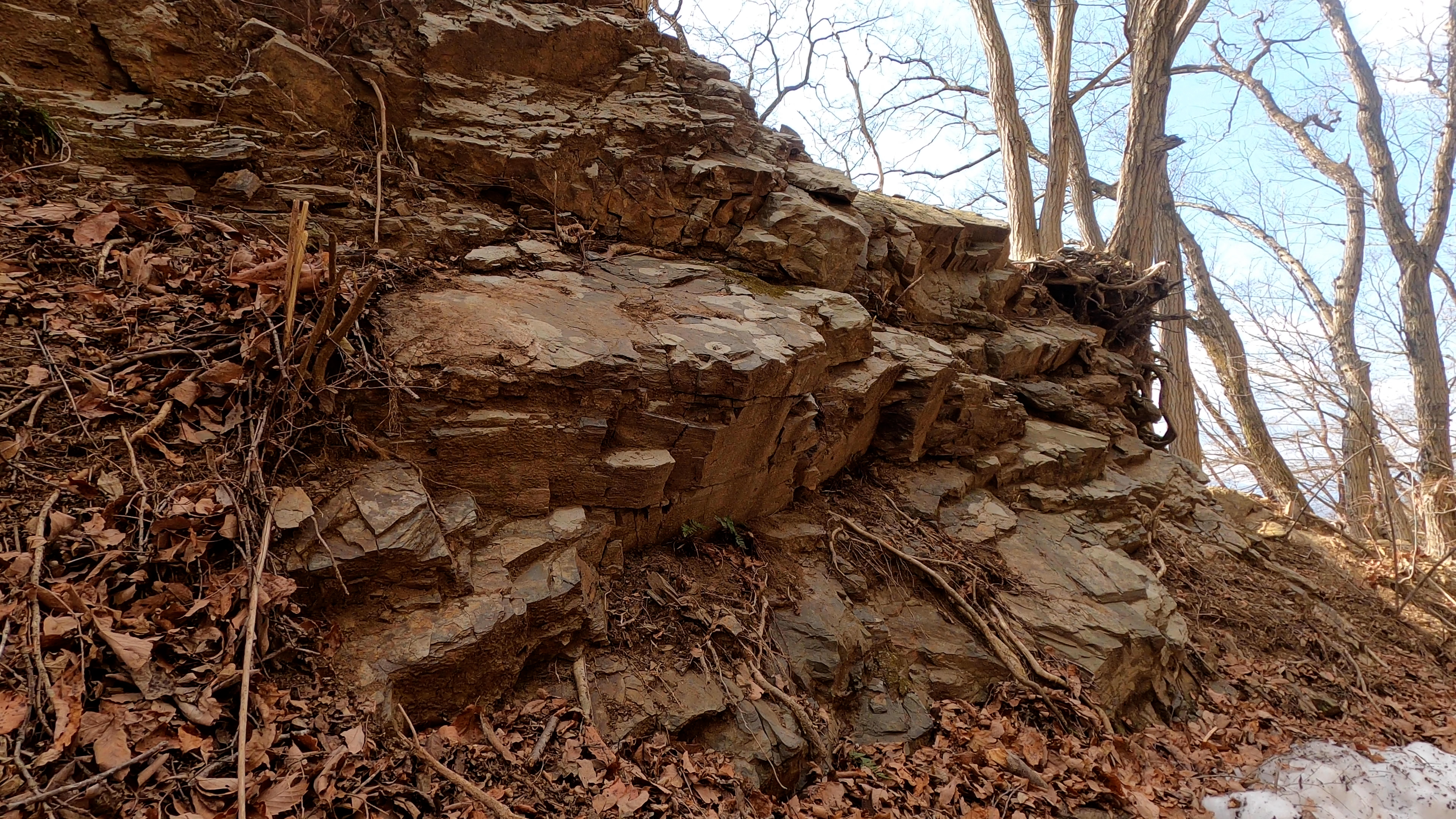 和田峠にみられる小仏層群盆堀川層