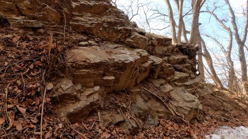 和田峠にみられる小仏層群盆堀川層
