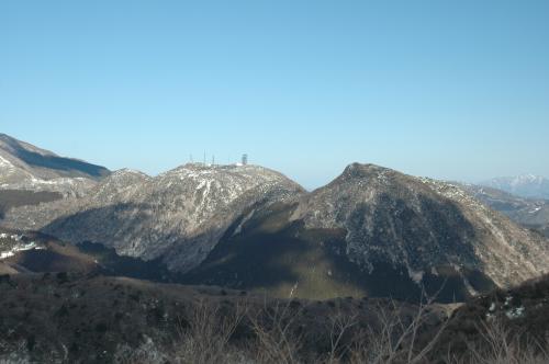 大観山から見た二子山