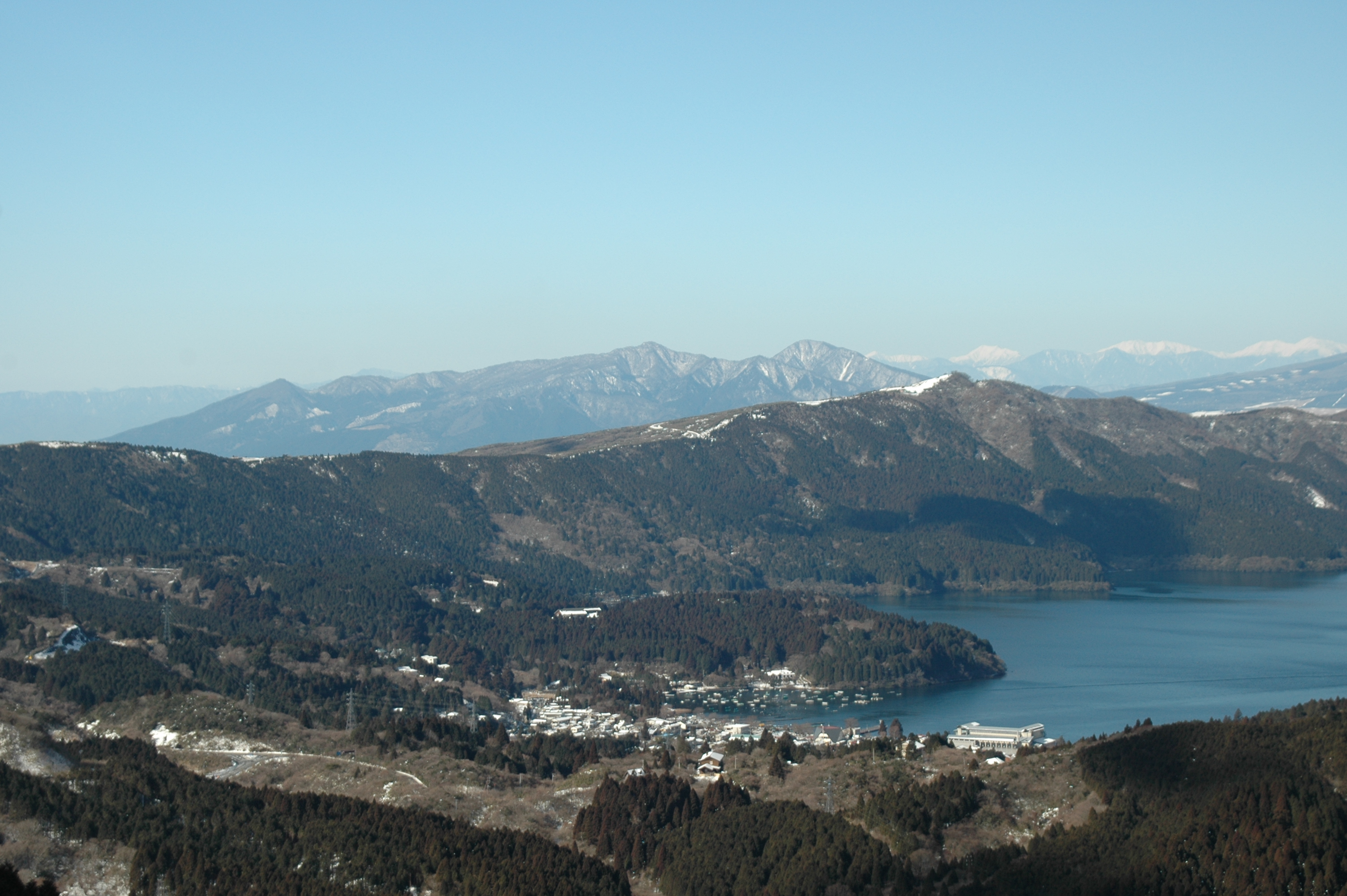 大観山から見たカルデラ壁