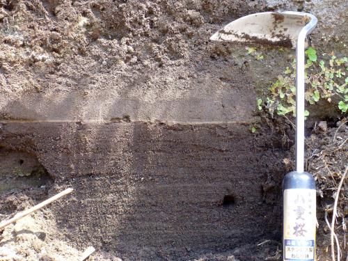 山北町山北の御殿場岩屑なだれ堆積物