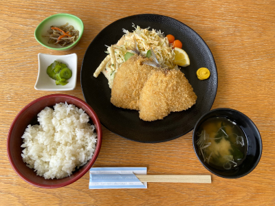 あじフライ定食