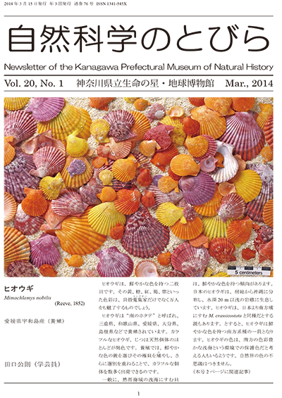 自然科学のとびら Vol.20,No.1 表紙