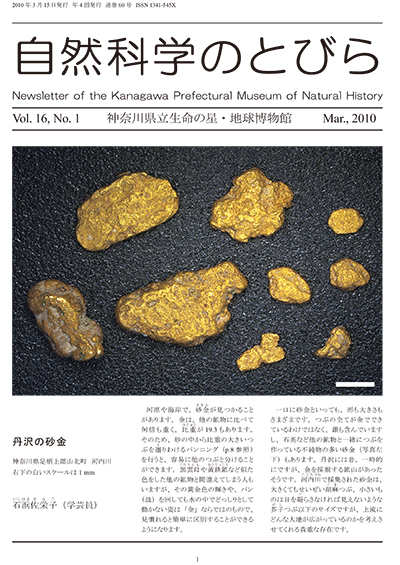 自然科学のとびら Vol.16,No.1 表紙