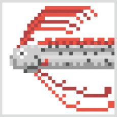リュウグウノツカイ1のドット絵画像