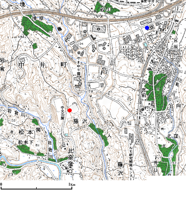 ������S���䒬��ތE�̒n�_