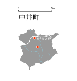 �_�ސ쌧������S���䒬�̒n�}