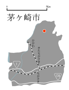 �_�ސ쌧������s�̒n�}