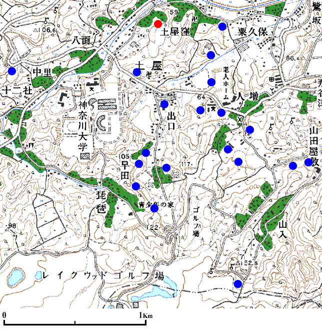 ���ˎs�y���̒n�_