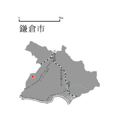 �_�ސ쌧���q�s�̒n�}