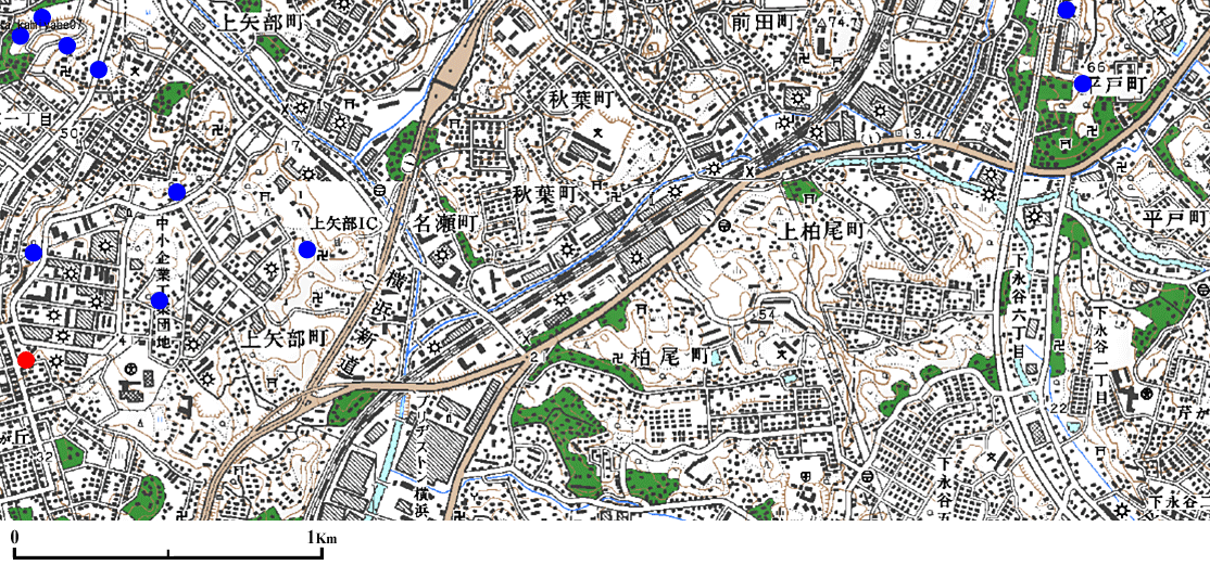 �s�˒ˋ撹���u�̒n�_