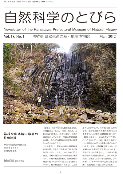 自然科学のとびら Vol.18,No.1　表紙