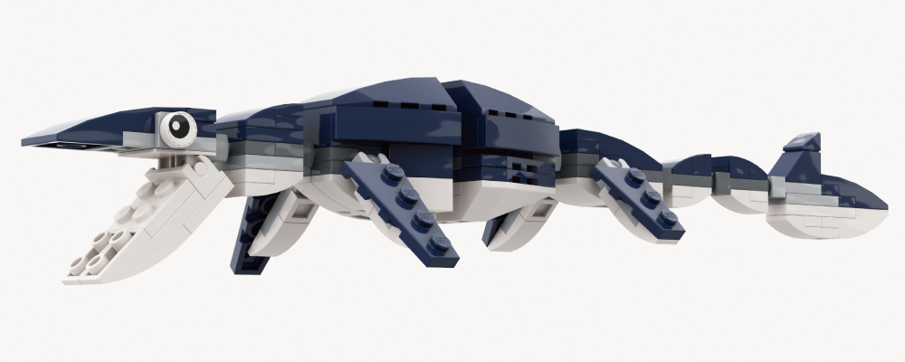 「LEGOで作った(R)モササウルス」のイメージ画像